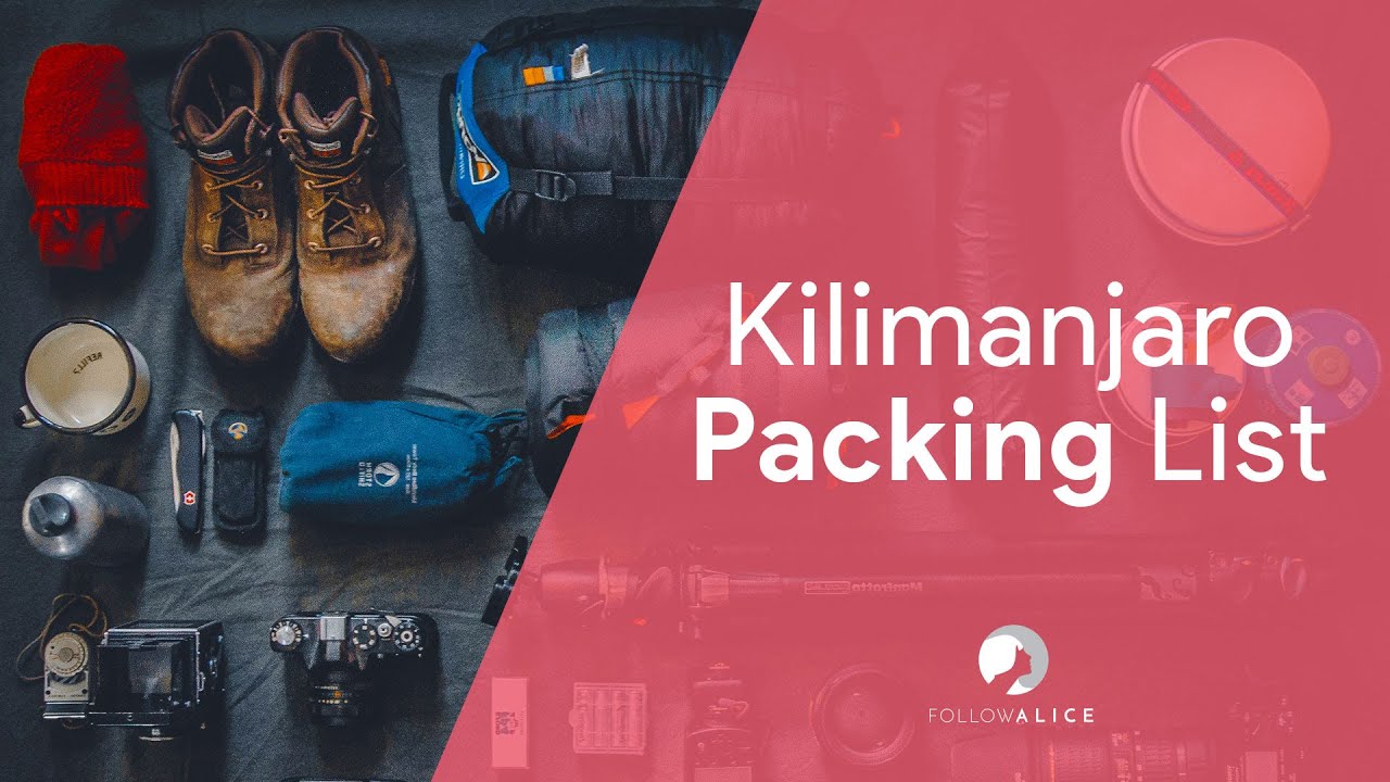 Список упаковки Kilimanjaro
