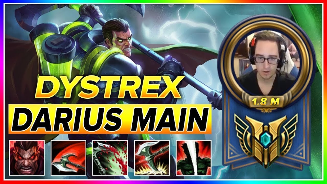 Dystrex - Darius Montage || 1.8 Million Mastery Points || NA Darius Main|| Master LOL