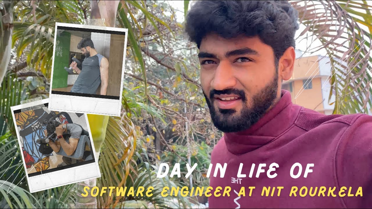 Day in life of Software Engineer at NIT Rourkela || Life after jee❤️#viral #jee #vlog#iit