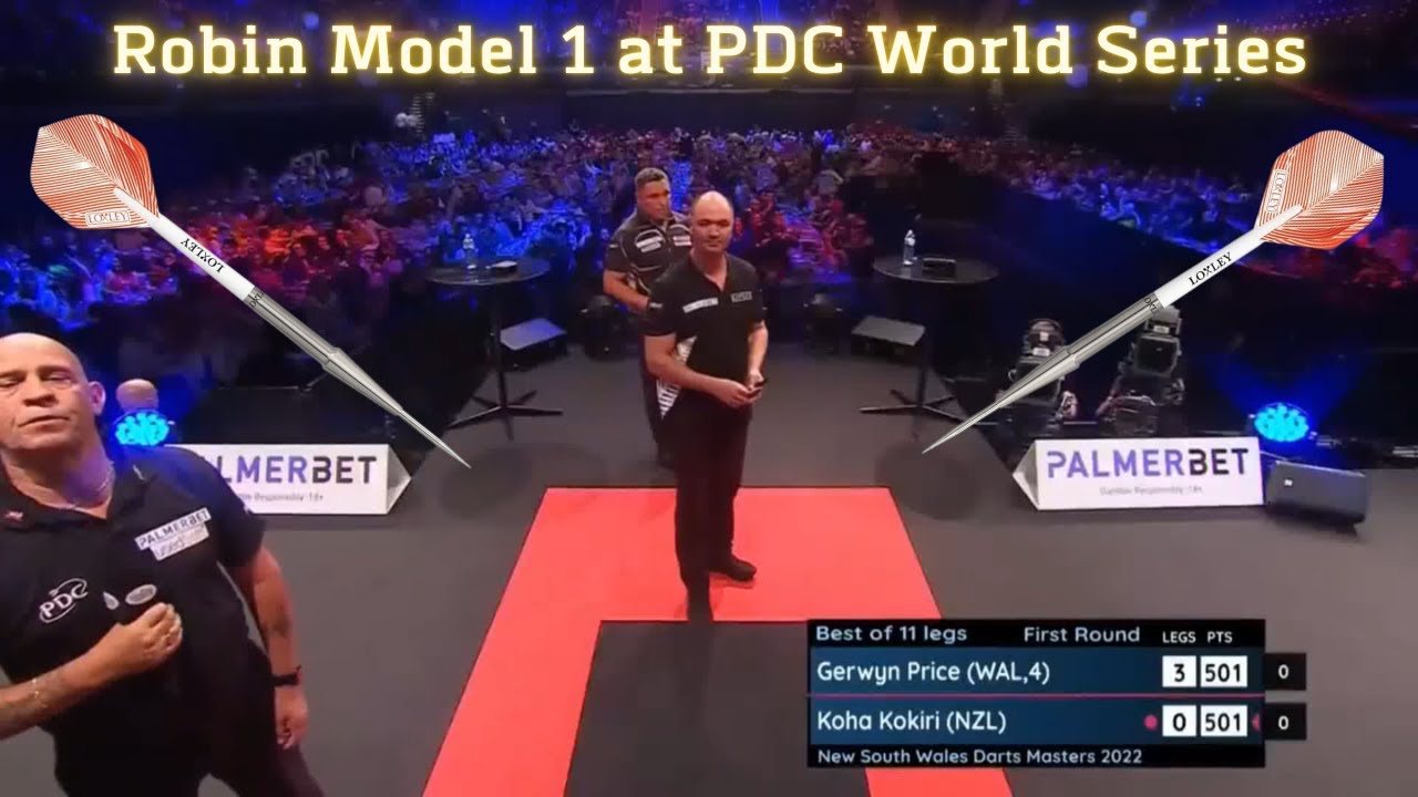 Robin Model 1 at the PDC World Series of Darts with Koha Kokiri