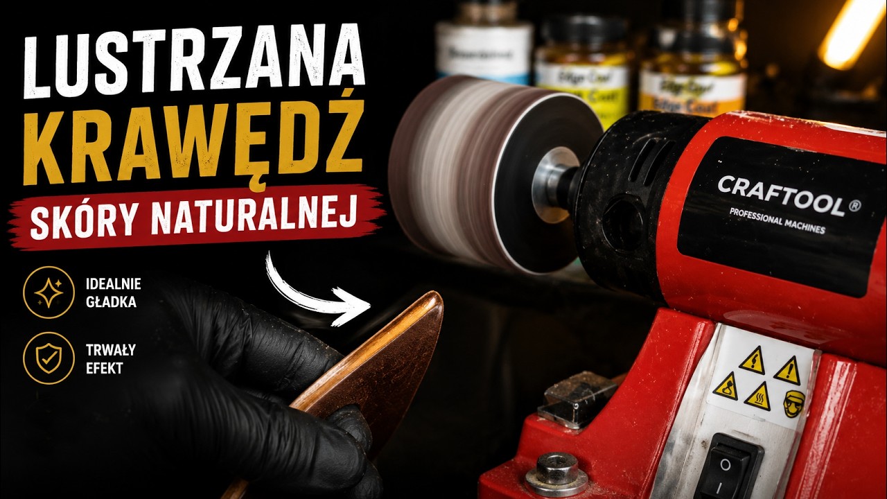 Lustrzana krawędź skóry naturalnej - jak uzyskać?