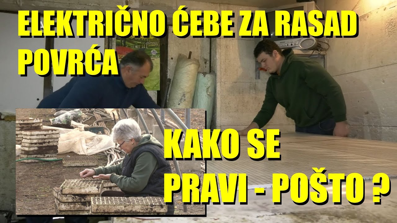GREJANJE RASADA na STRUJU - evo kako se PRAVI ELEKTRIČNO ĆEBE i kako mogu da se povežu DESETINE...