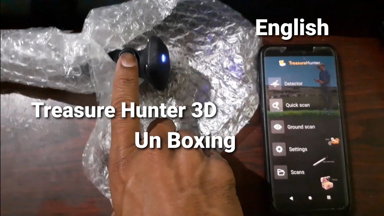 Treasure Hunter 3D Metal Detector Unboxing