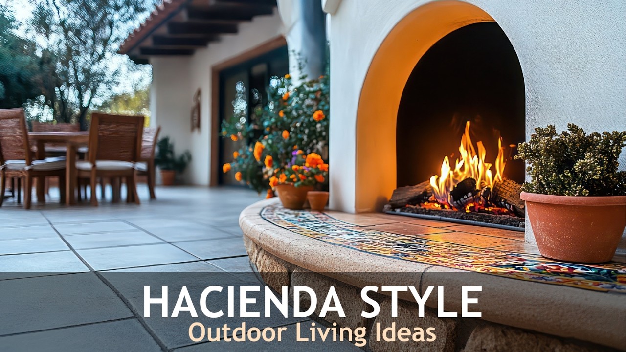 Cozy Hacienda Outdoor Living Ideas You'll Like