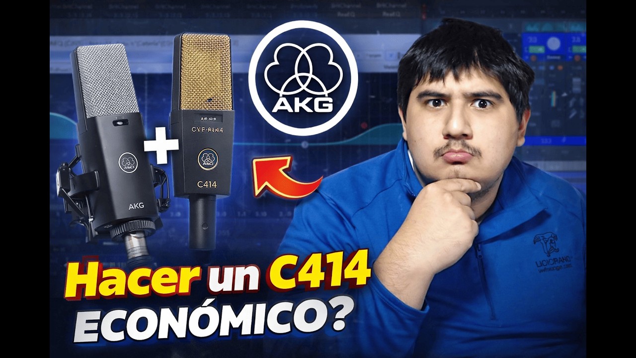 &iquest;Un MICR&Oacute;FONO CL&Aacute;SICO C414 ECON&Oacute;MICO? AKG C104 y C114