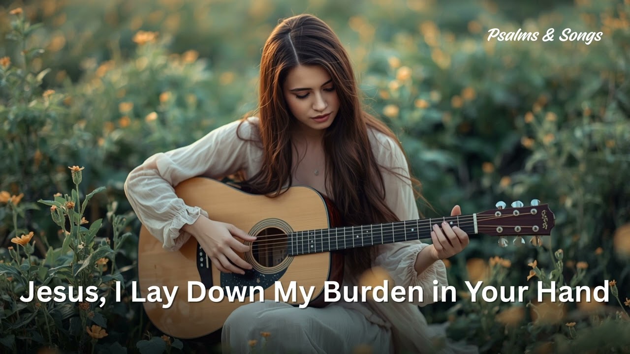 Jesus I Lay Down Burden in Your Hand | Acoustic Worship Song for the Weary Soul