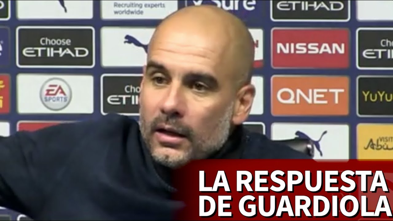 Guardiola se cansa del VAR: su tajante respuesta a un periodista | Diario AS