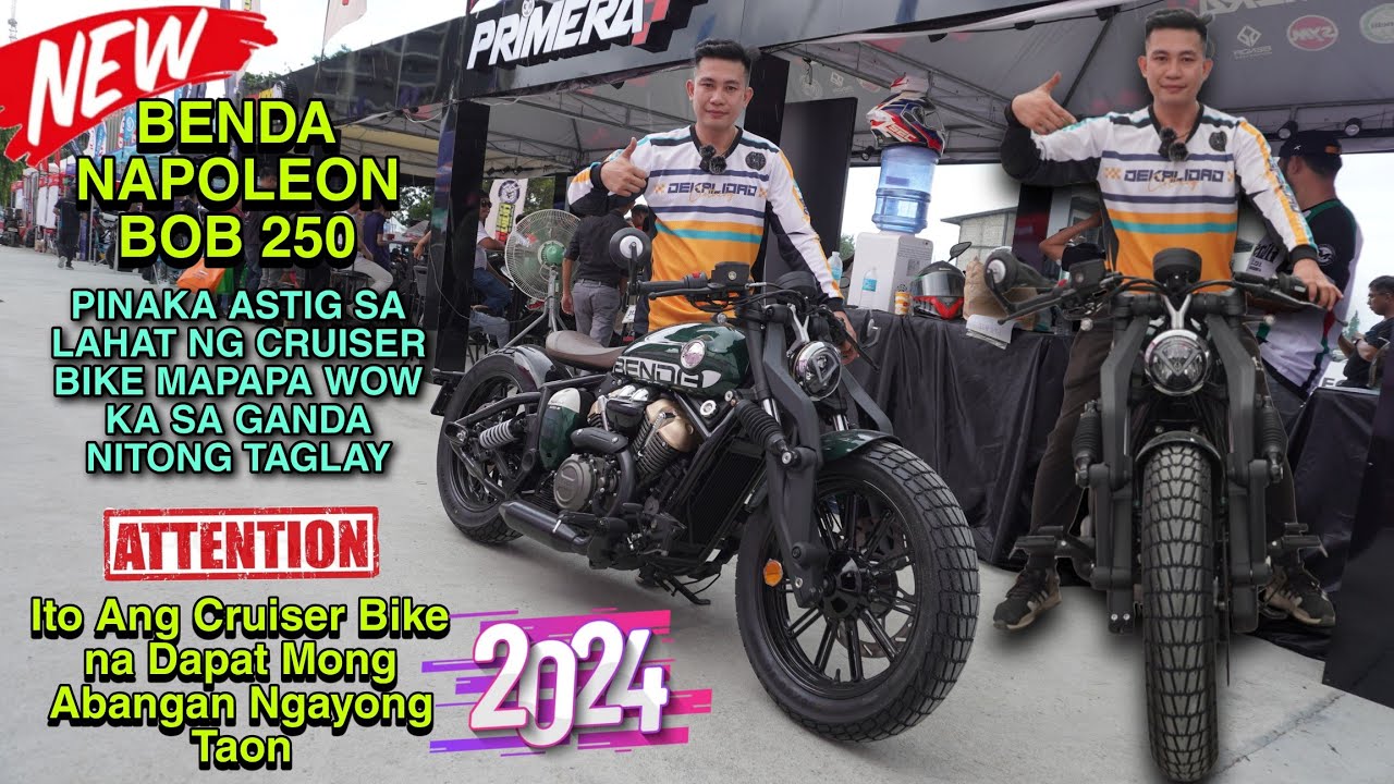 BENDA NAPOLEON BOB 250 Pinaka Ma Pormang Cruiser Bike Napaka Astig
