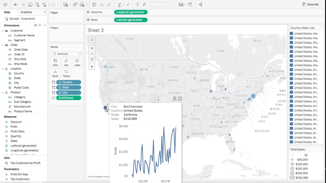 Tableau Tutorial 45: Embed Worksheet in Tooltip in Tableau 10.5