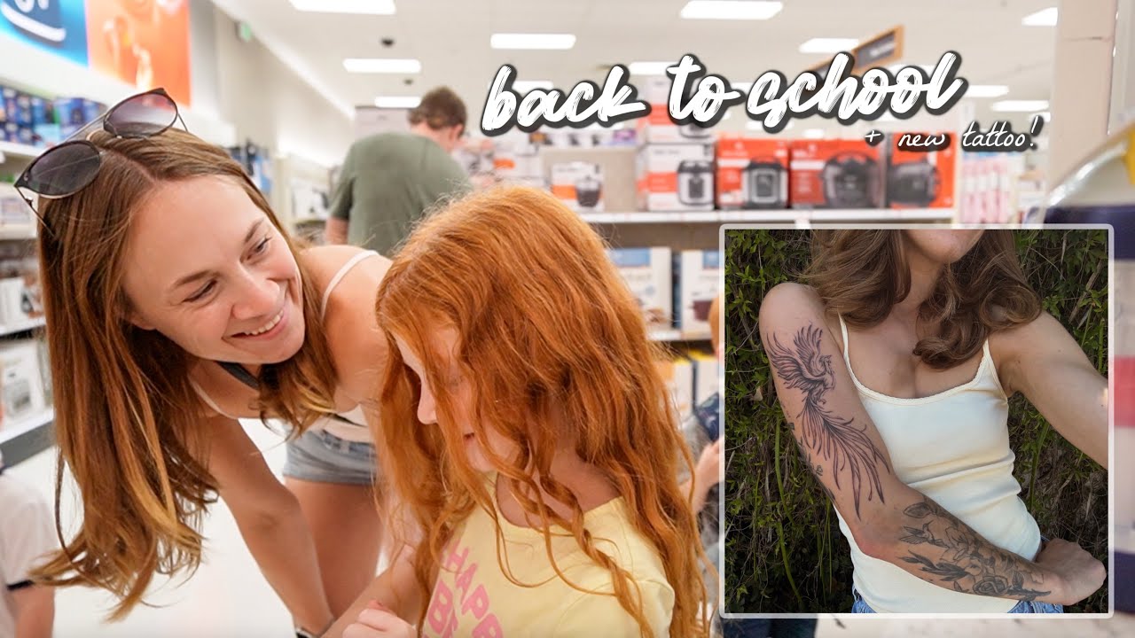 back to school shopping + new sleeve tattoo: weekly vlog!