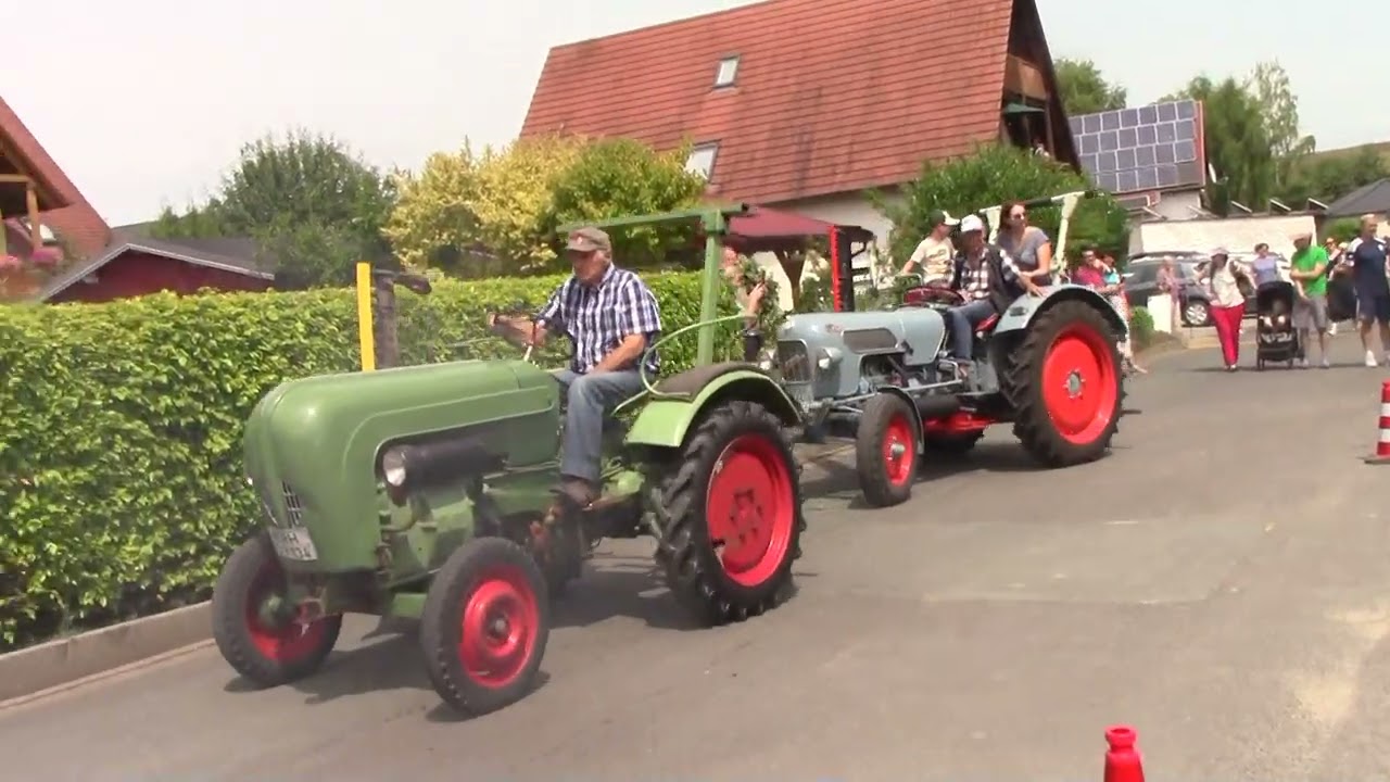 Bulldog Oldtimertreffen 2025 in Buch bei Weisendorf Fahrzeugparade Ausfahrt