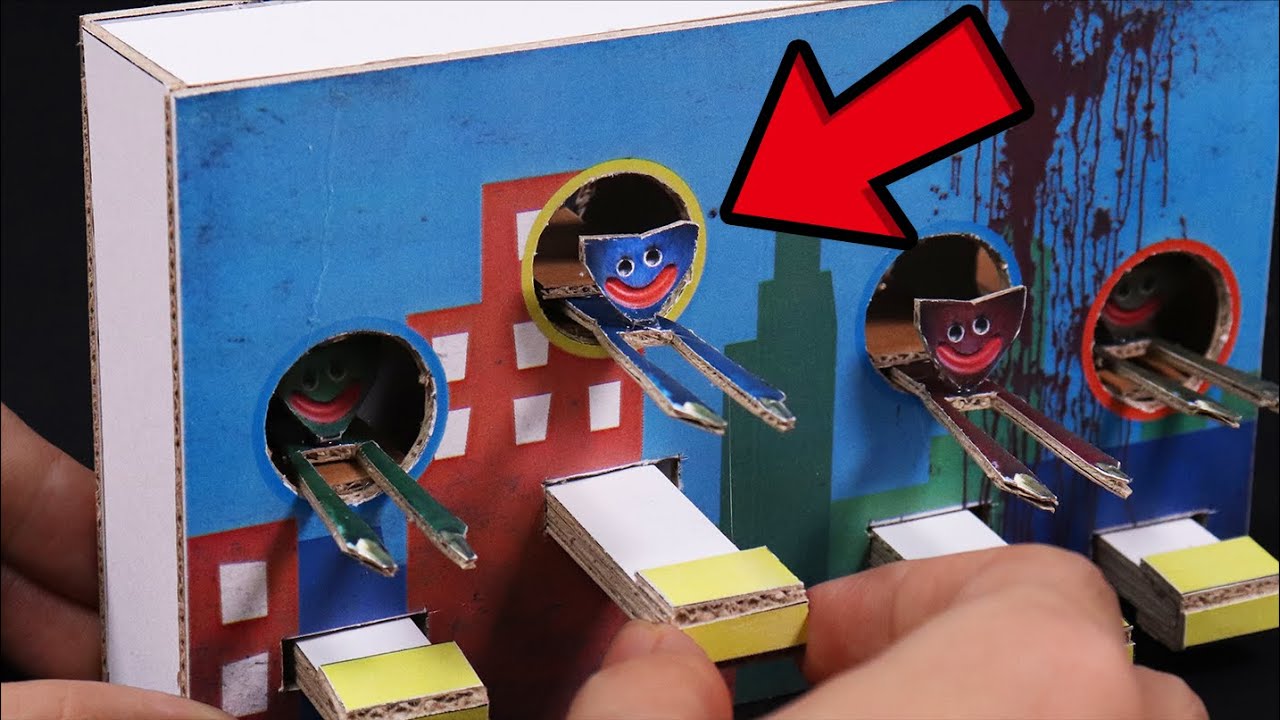 Изготовление Wack-A-Wuggy из картона | Время игры с маком, глава 2