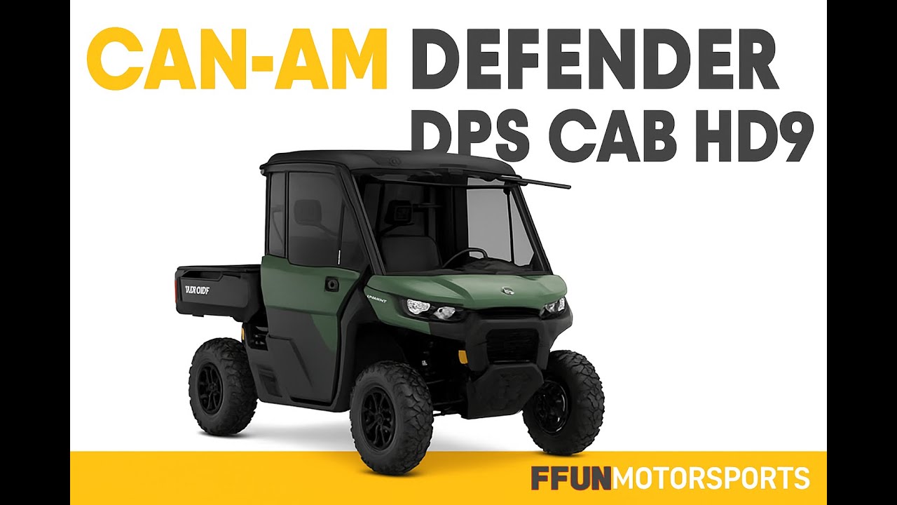 2025 Can-Am Defender DPS CAB HD9 Walkthrough