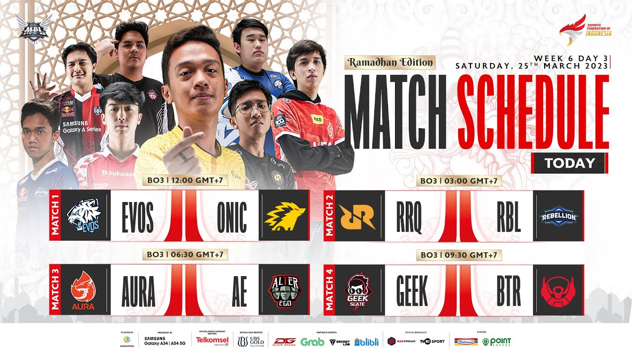 [LIVE] Regular Season MPL ID S11 | Week 6 Day 3 🔥 Part 2