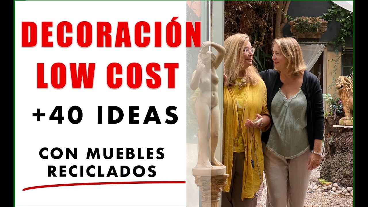 MUEBLES RECICLADOS. 40 ideas de Decoracion Low cost. 🌿Rosandra Masana HOUSE TOUR.
