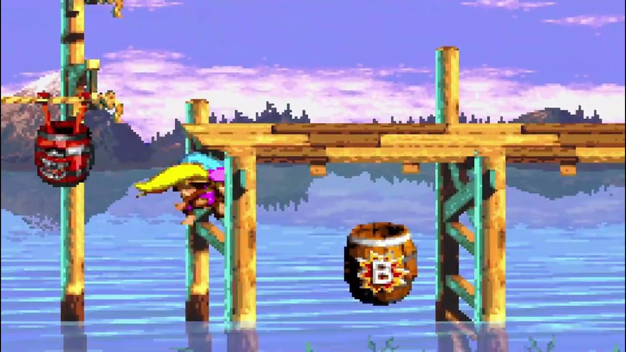 Donkey Kong Country 3; World 4 - Cotton-Top Cove
