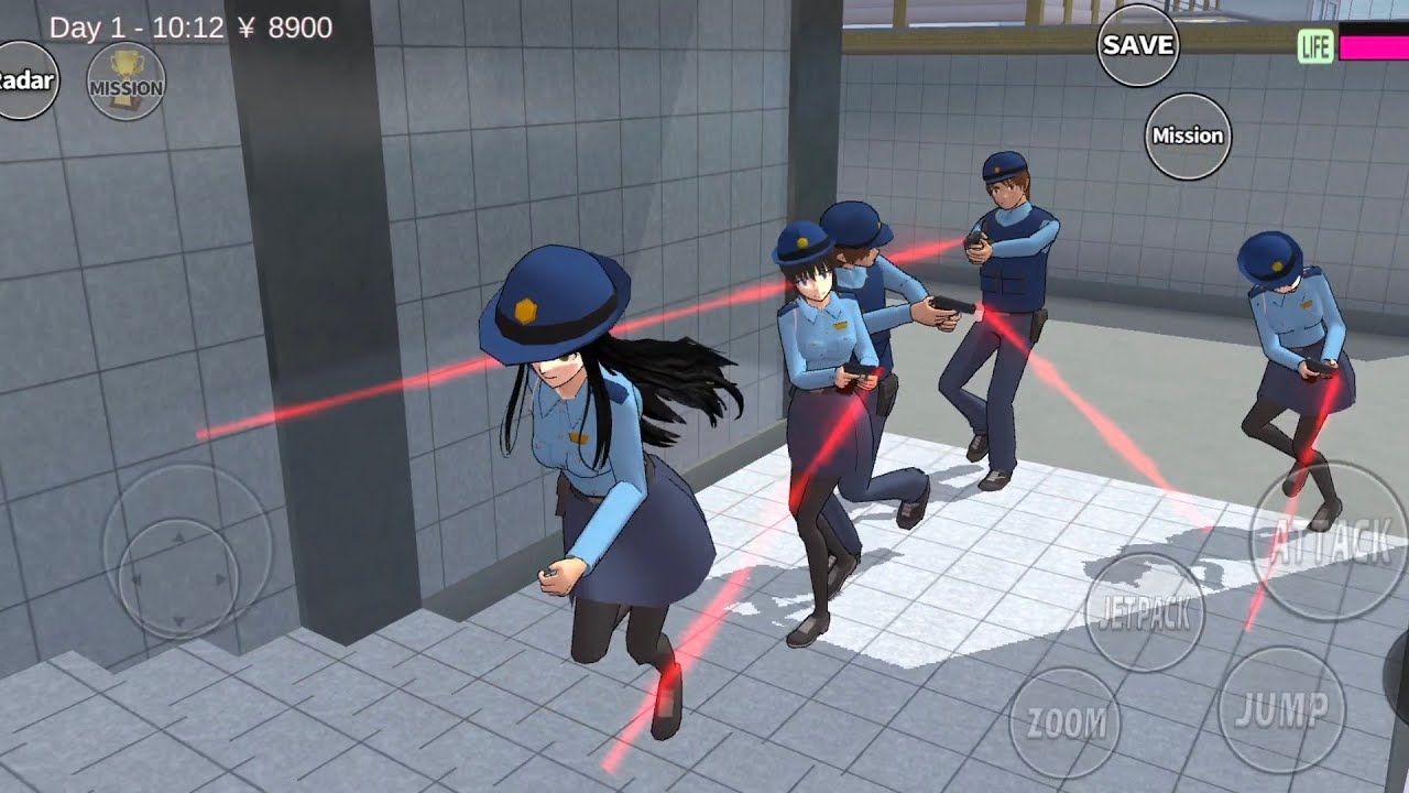 THE BATLE POLICE KOBAN🚔‼️ ATTACK THE POLICE KOBAN IN PARK PART 1 || TUTORIAL SAKURA SCHOOL SIMULATOR