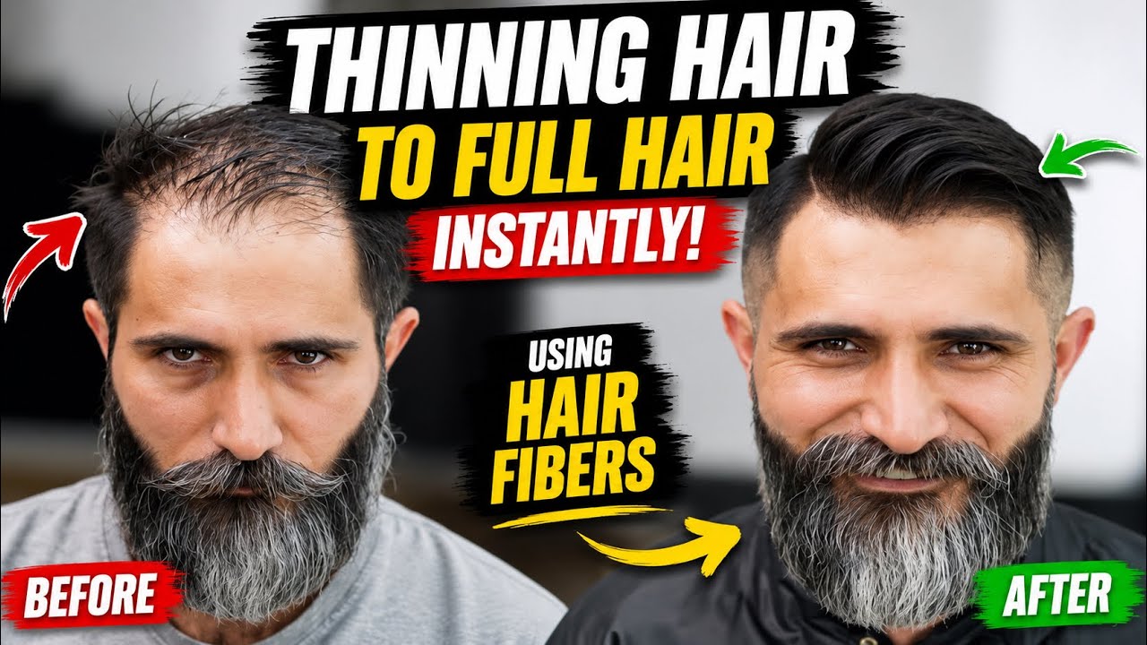 Hair Transformation l from Thinning Hair to Full Hair l Hair Fibers 2022