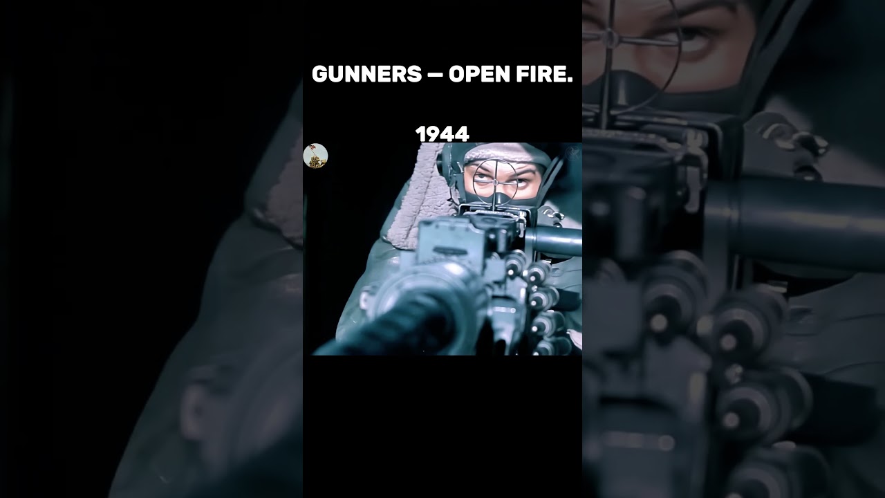 🔥 Inside a B 17 Gunners Open Fire 1944 #B17 #USAAF #WW2 #Shorts