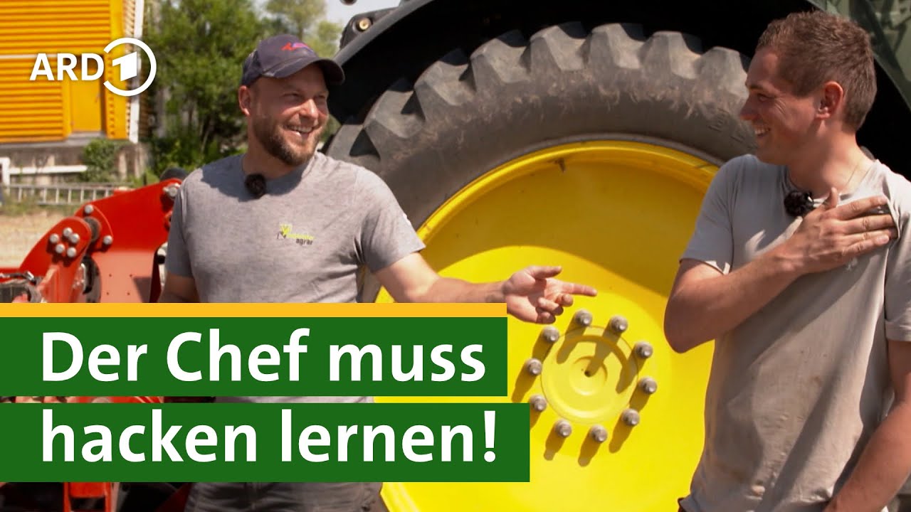Soja hacken: Bauer Georg kämpft mit der Hightech-Hacke – Hofgeschichten #14 | Unser Land | BR