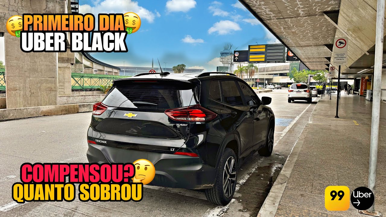 Primeiro dia na Uber com a Tracker no Black - veja como foi 🤑