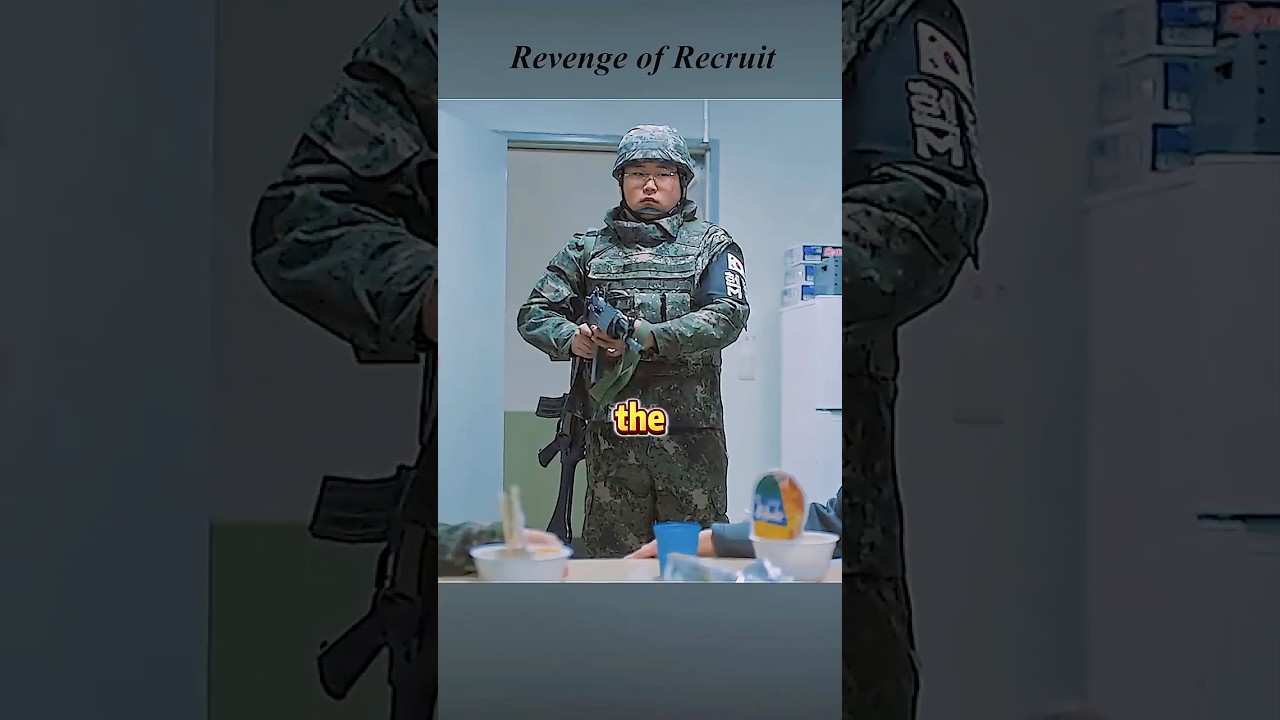 The bullied new recruit raised his gun. #wardrama #crime #viralvideo