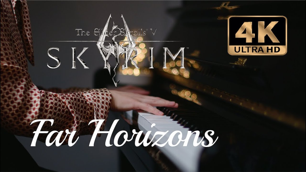 【4K】Far Horizons |  The Elder Scrolls V: Skyrim | Piano Cover