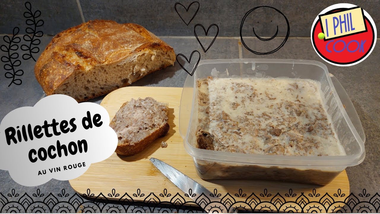rillettes de porc au vin rouge