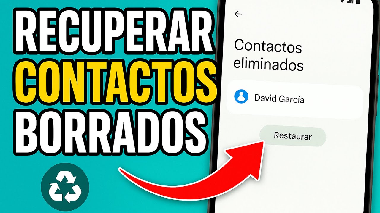 ✅COMO RECUPERAR CONTACTOS ELIMINADOS O BORRADOS DE TU CELULAR ANDROID