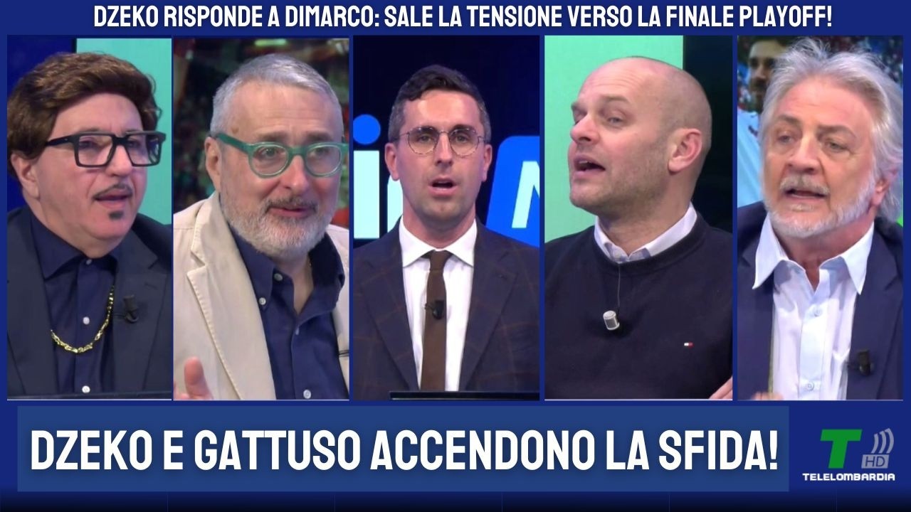 DZEKO RISPONDE A DIMARCO: SALE LA TENSIONE VERSO LA FINALE PLAYOFF!