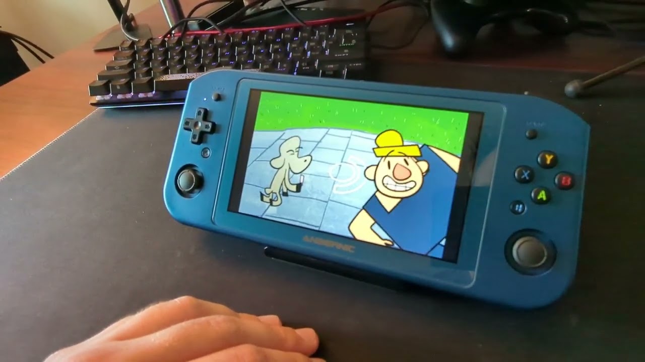 Anbernic Win600 running Bazzite Linux - overview #anbernic #bazzite #linux #handheldgamingpc