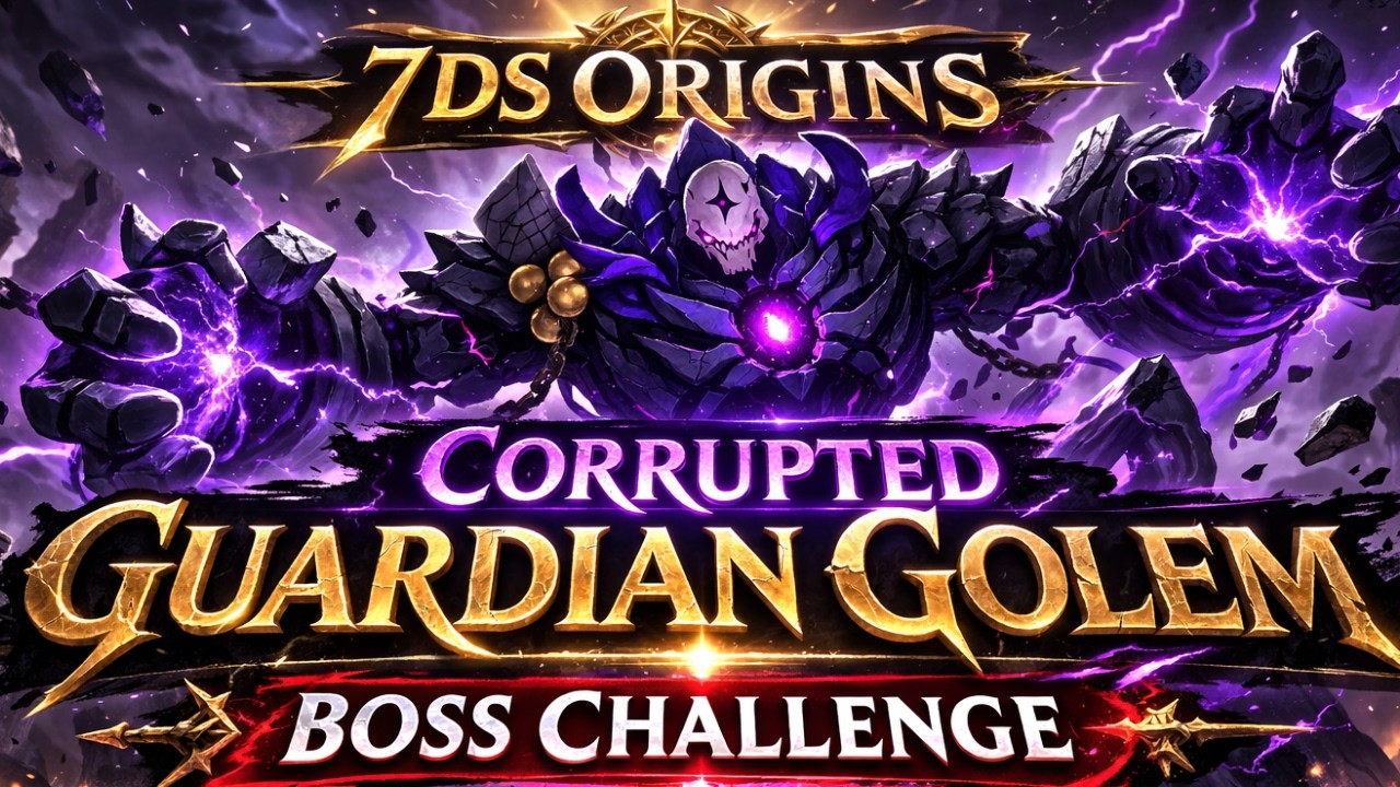 Corrupted Guardian Golem | Boss Challenge | Duo CoOp | Blind Playthrough | 7DS ORIGINS
