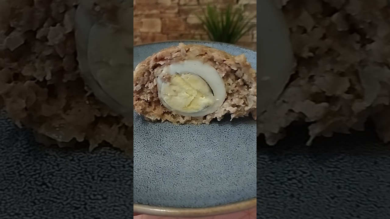 #ужин Мясной рулет с яйцом.#вкусно #просто