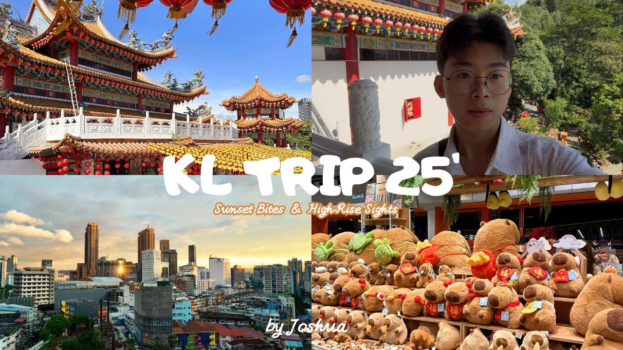 KL Trip 2025 🛍️ | Food 🍜 | City-skyline 🌇| Temple ⛩️