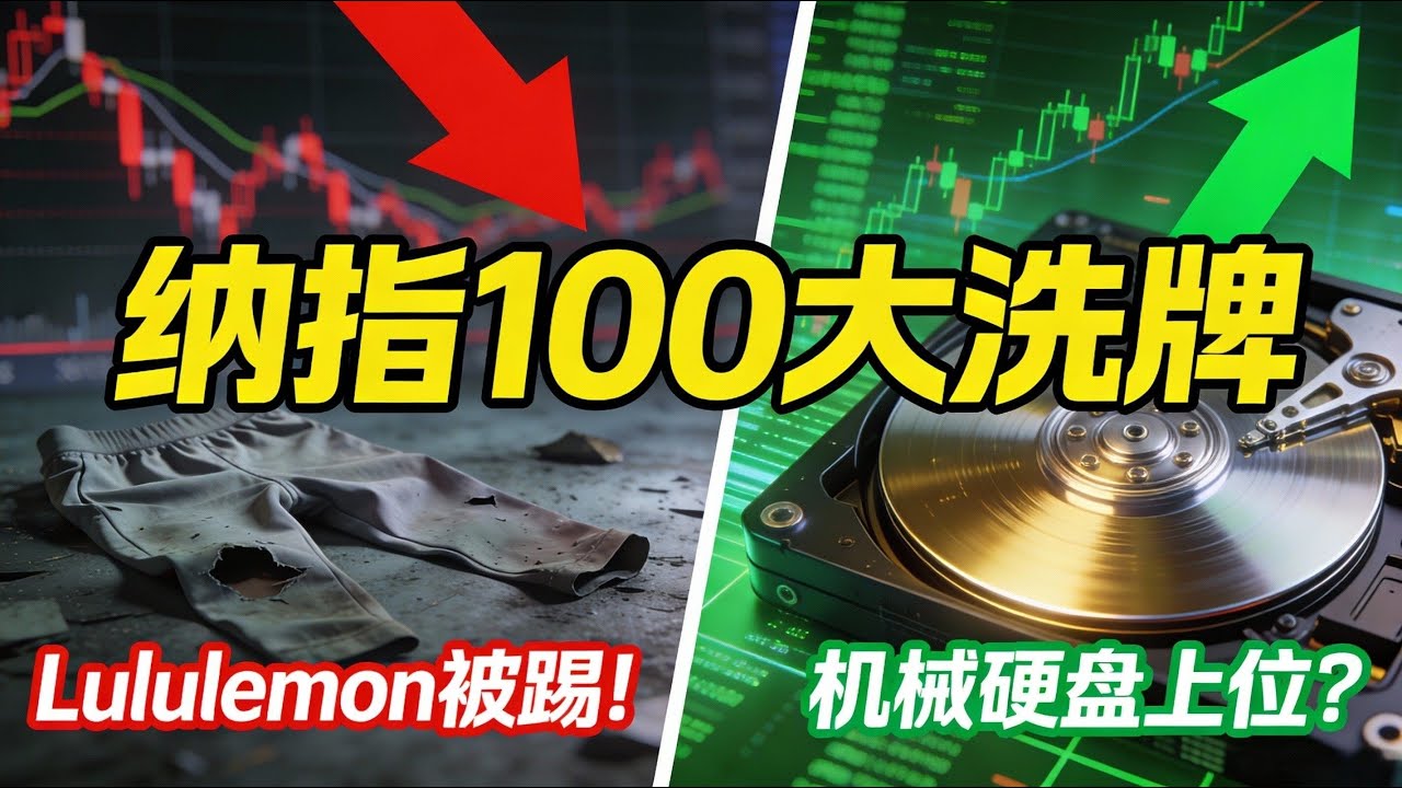 纳指100残酷大换血：为何抛弃 Lululemon 狂买机械硬盘？透视华尔街资本新动向 #纳斯达克 #美股 #资产配置 | 顶吉聊财经
