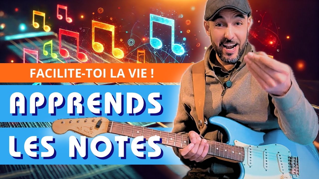 Les notes de guitare enfin maîtrisées. Définitivement!