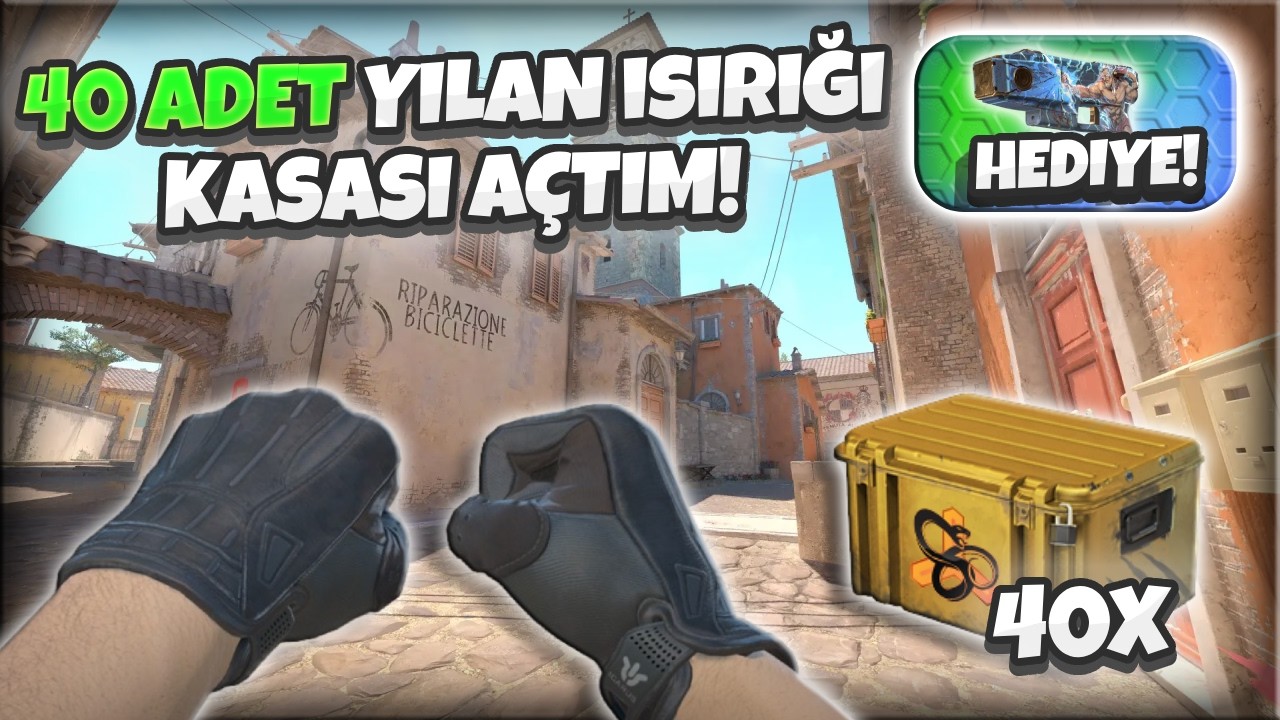 CS2 40x Yılan Isırığı Kasası Açtım! Nocts AVINDAYIZ 2!!! Acaba Kâr Ettim mi?! Skin Hediyeli!