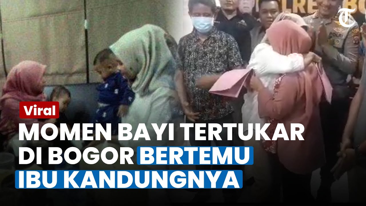 Tunjukkan Sikap Berbeda, Begini Pertemuan Pertama Kali Dua Bayi Tertukar di Bogor dengan Ibu Kandung