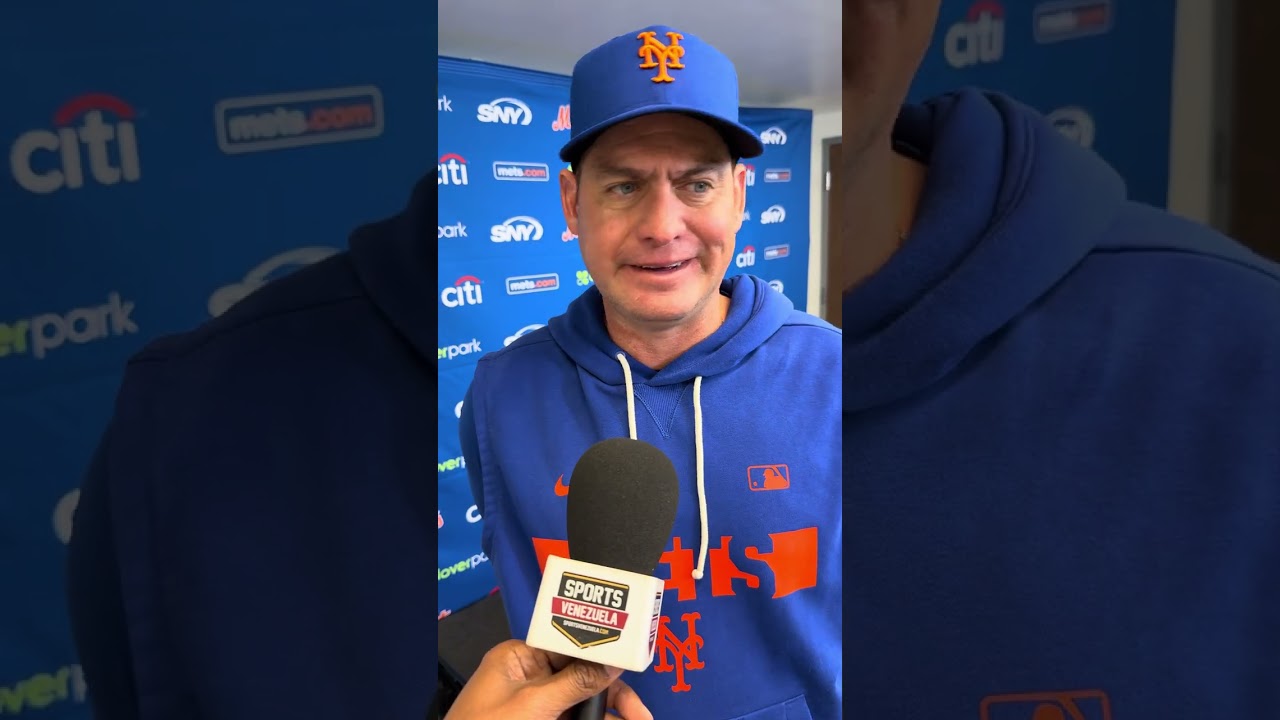 Entrevista con Carlos Mendoza en el primer día con el equipo completo | Spring Training de los Mets 