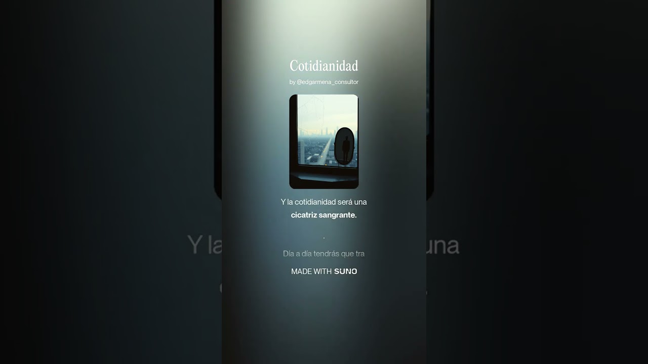 Cotidianidad | Poema hecho canción