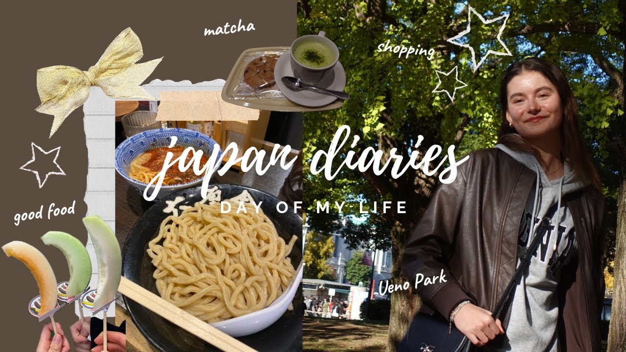 day of my life in japan 🍂🍜| #4 japan diaries | trip to ueno park, good food, shopping, japan vlog
