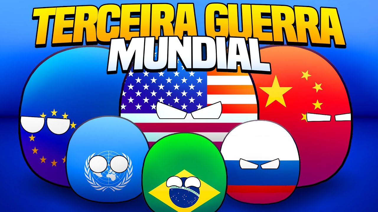 Terceira Guerra Mundial em 5 Minutos (Simulação CountryBalls)