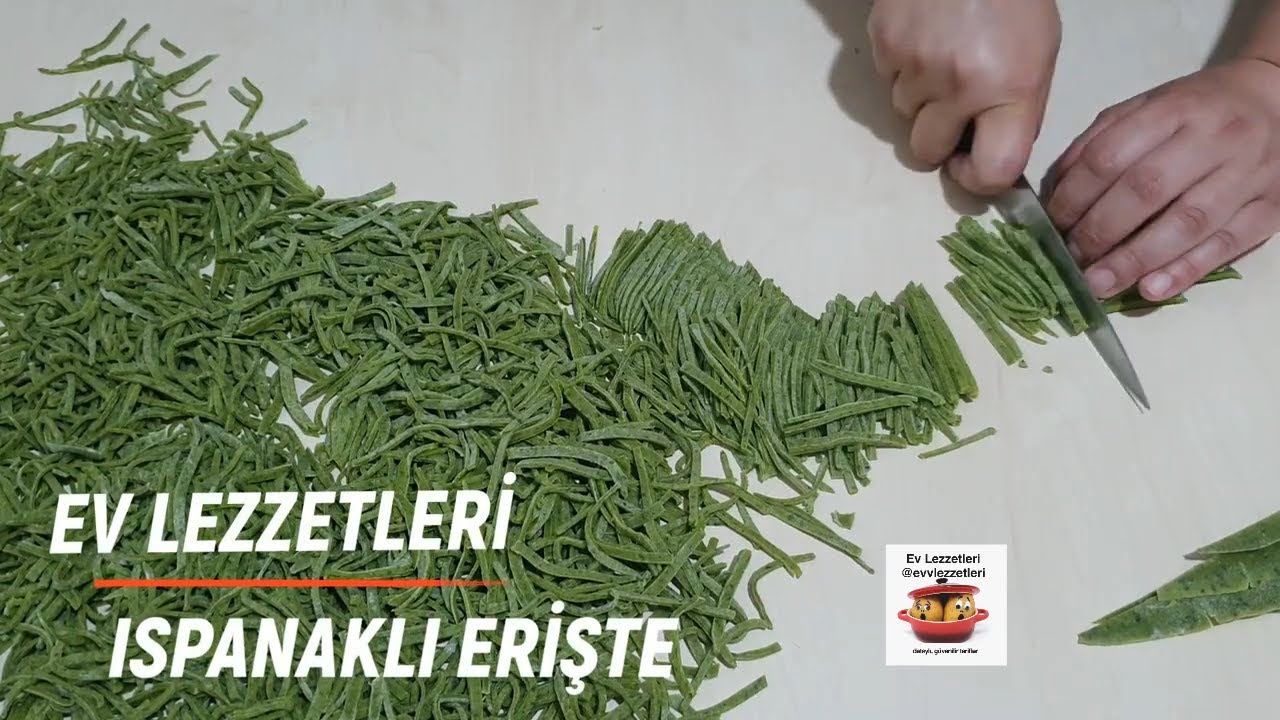 ISPANAKLI ERİŞTE NASIL YAPILIR ❓ SEBZELİ EV YAPIMI MAKARNA TARİFİ / Ev Lezzetleri