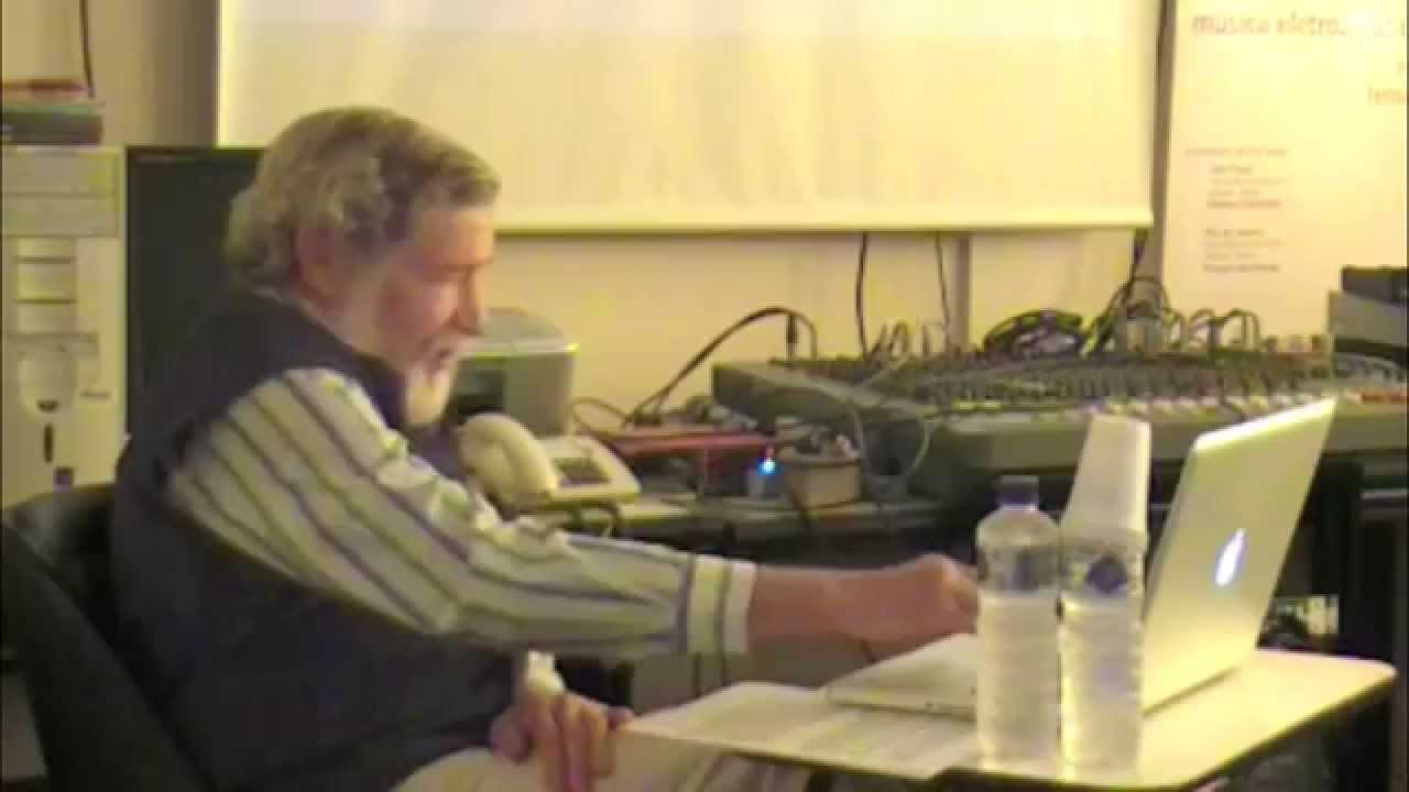 Palestra com Don Buchla (South Gate, Calif&oacute;rnia) Mobile - Usp, S&atilde;o Paulo - Brasil