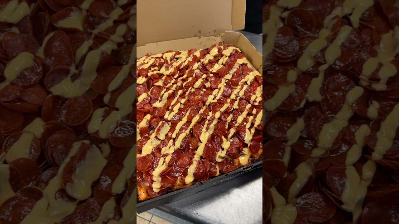 Making the SWINE FIGHTER PIZZA at Tony Boloney&rsquo;s in Atlantic City NJ! 🍕Love this spot! #DEVOURPOWER