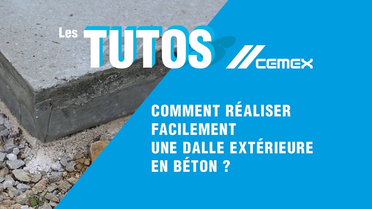Tuto / DIY : Comment réaliser facilement une dalle extérieure en béton ?