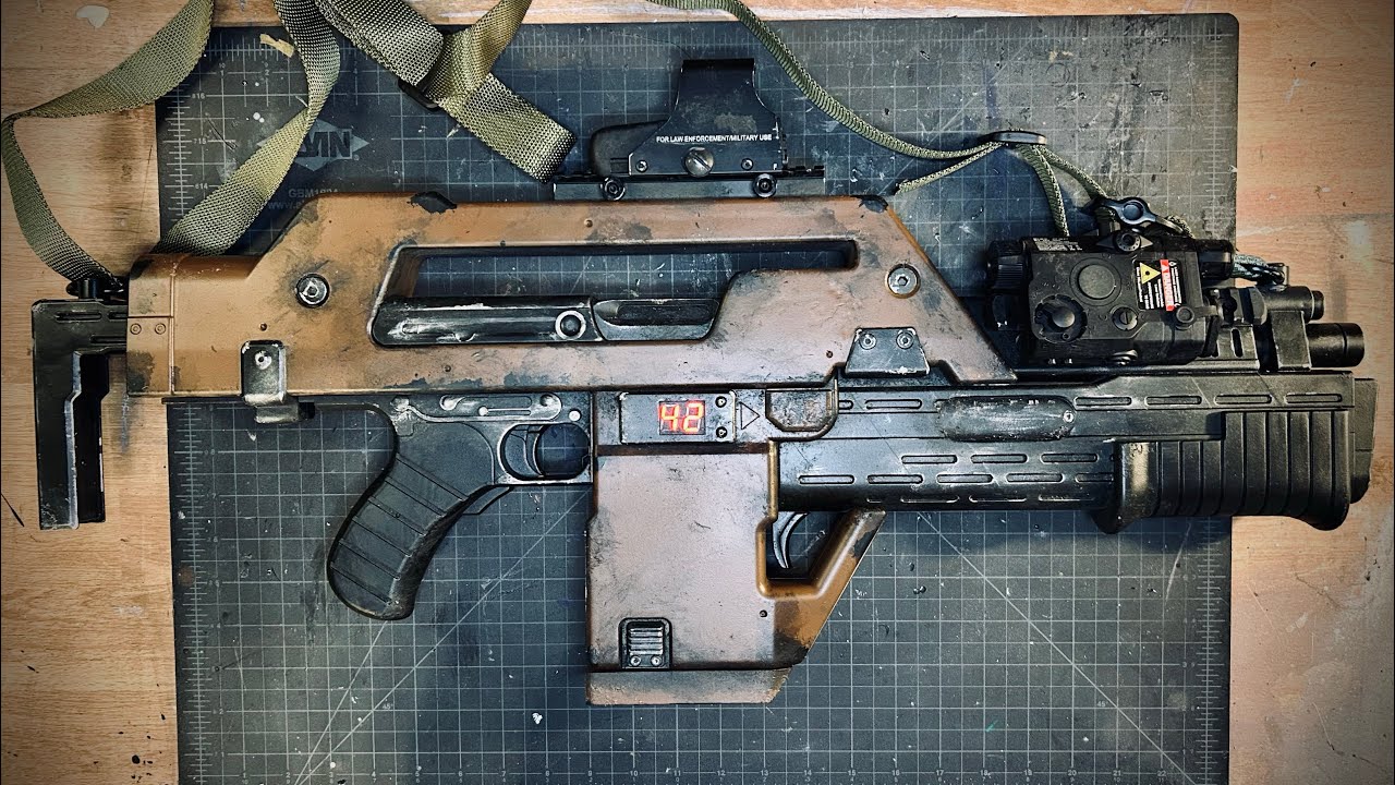 Nerf Repaint | Aliens Pulse Rifle!