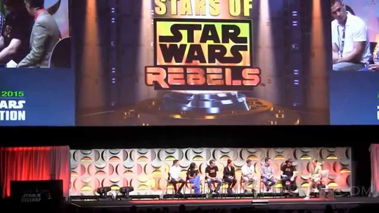HD Stars of Star Wars Rebels Panel Celebration Anaheim SWCA Convention Center April 18 2015