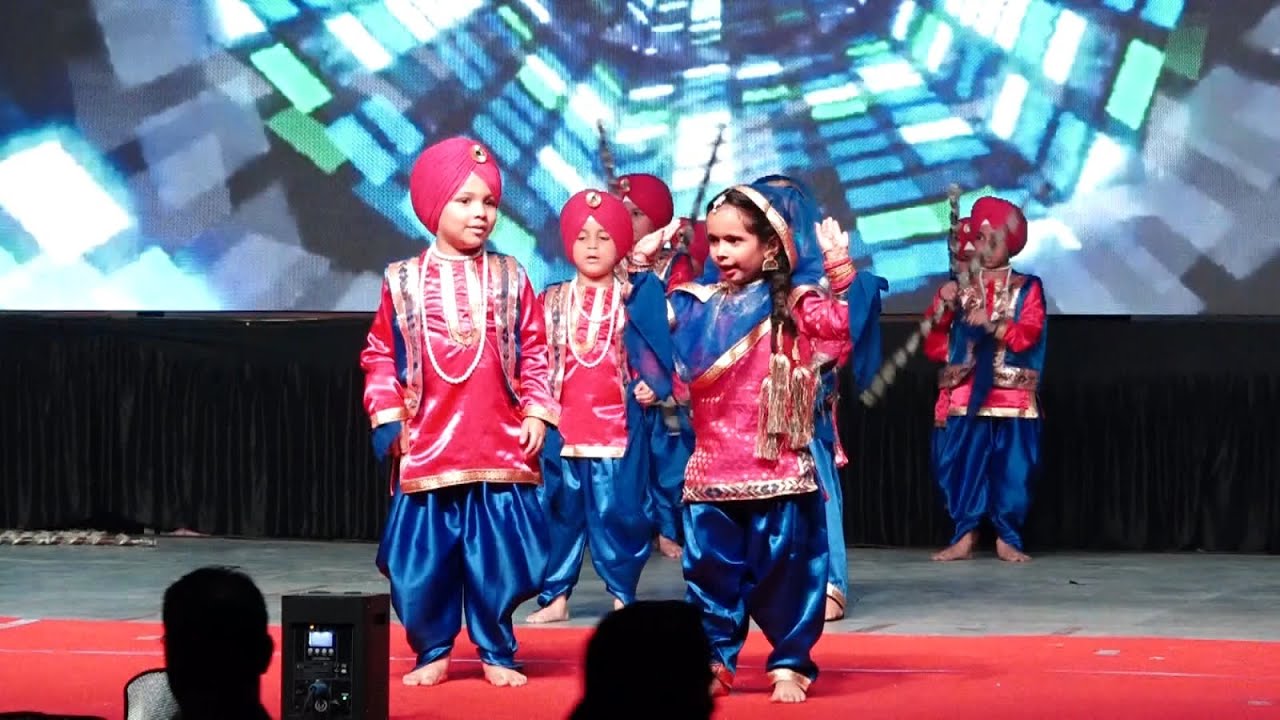 Bhangra Brigade Outstanding Performance by UKG- A at Jingle Bells Public School #bhangra #dance