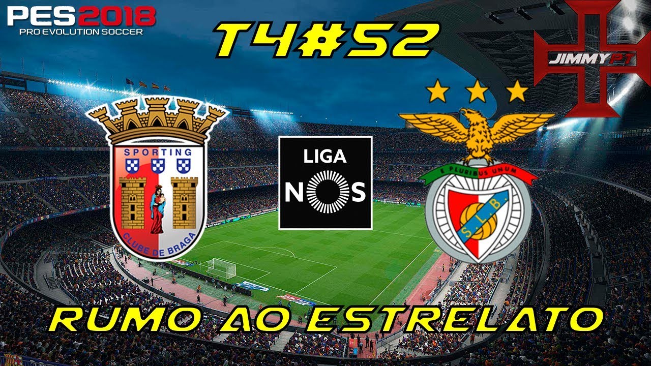 PES 2018 Rumo ao Estrelato #52 Liga NOS Braga vs Benfica